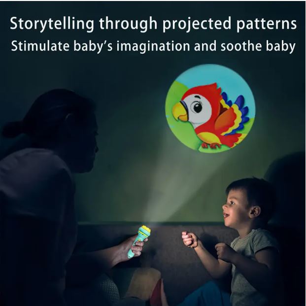 Children's Projection Flashlight, Educational Toy