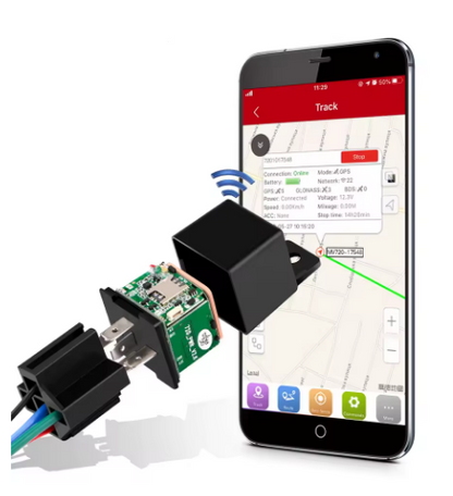 MiCODUS MV820 Relay Mini GPS Car/Motorcycle Tracker Mobile App Live Tracking
