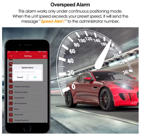 MiCODUS MV820 Relay Mini GPS Car/Motorcycle Tracker Mobile App Live Tracking