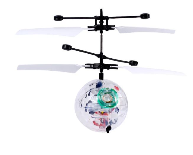 Colorful Mini LED Drone Crystal Ball Induction Quadcopter