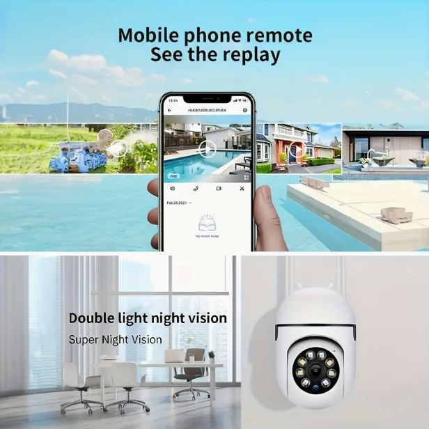 Wireless Mobile App Wifi IP Pan Tilt Zoom Camera