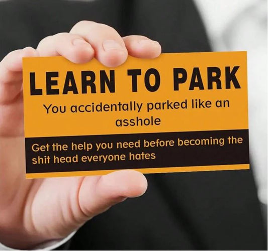 50pcs Funny Misbehavior Parking Cards