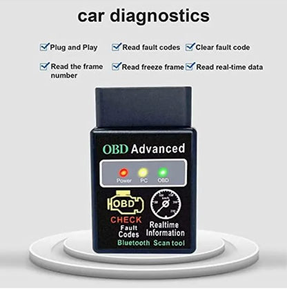 Wireless Bluetooth OBD2 Diagnostic Scanner for Vehicles