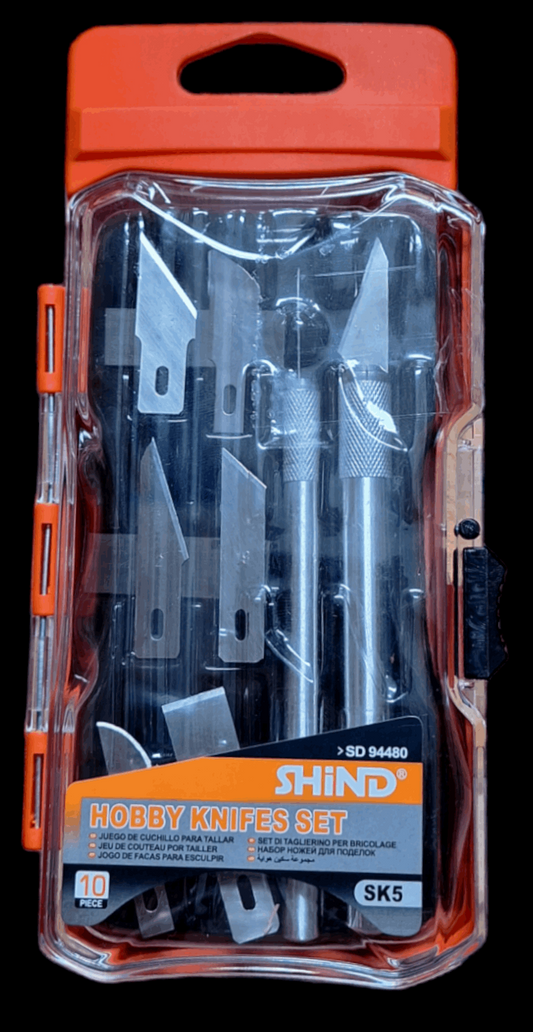 Hobby Knives Set - 10 pieces