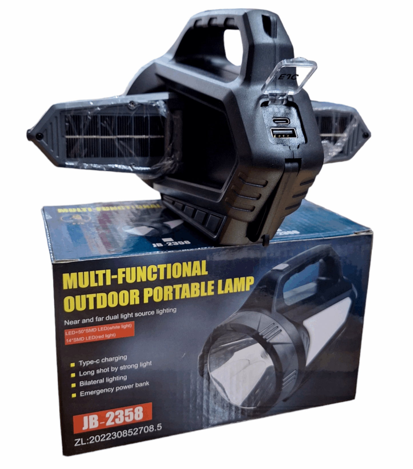 Multifunctional Outdoor Solar Portable Lamp