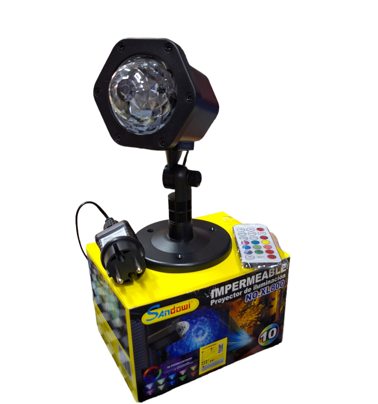 Sandowi Multi-Color Remote Controlled Weatherproof Light Projector