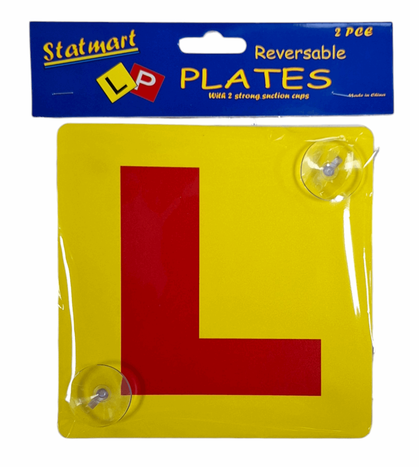 Learner Sign With Suctions Cups - 2pcs