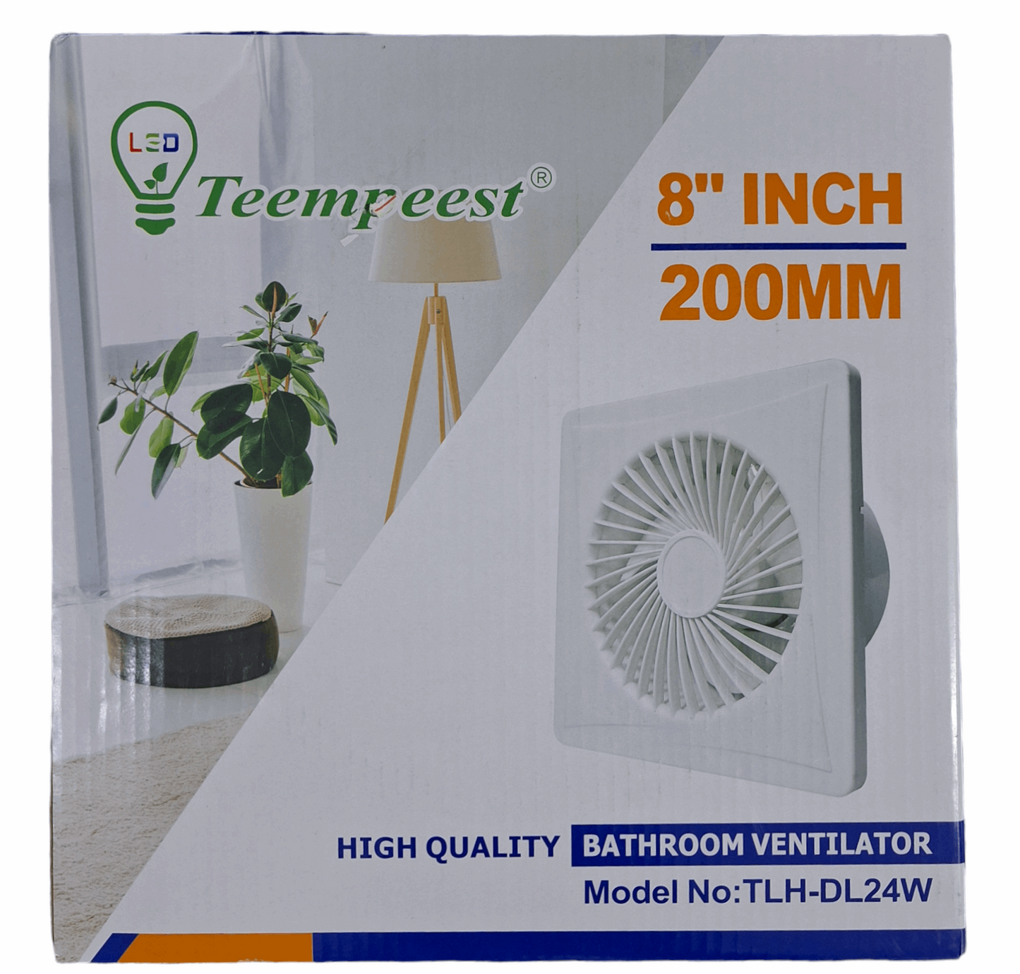 8" Inch 200mm Bathroom Ventilator