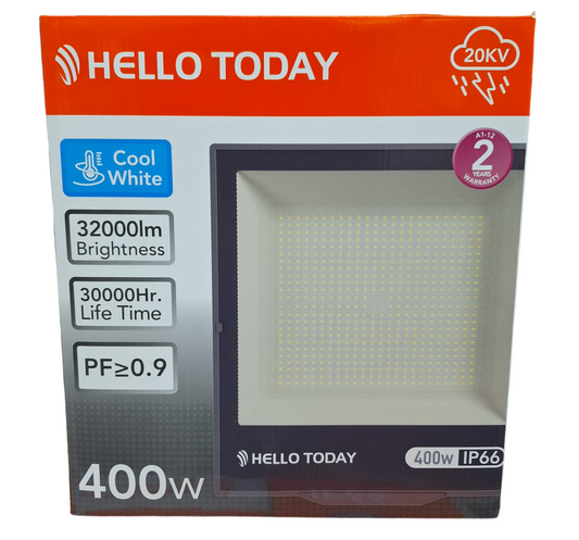 Hello Today Cool White 400 Watt Indoor/outdoor Flood Light