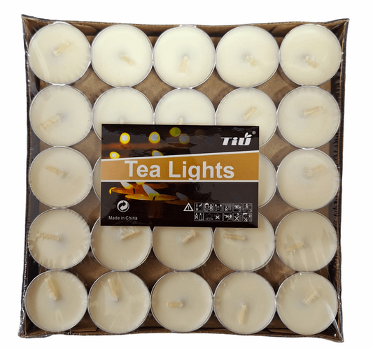 100pc Tea Light Candles - Diameter 3.5cm