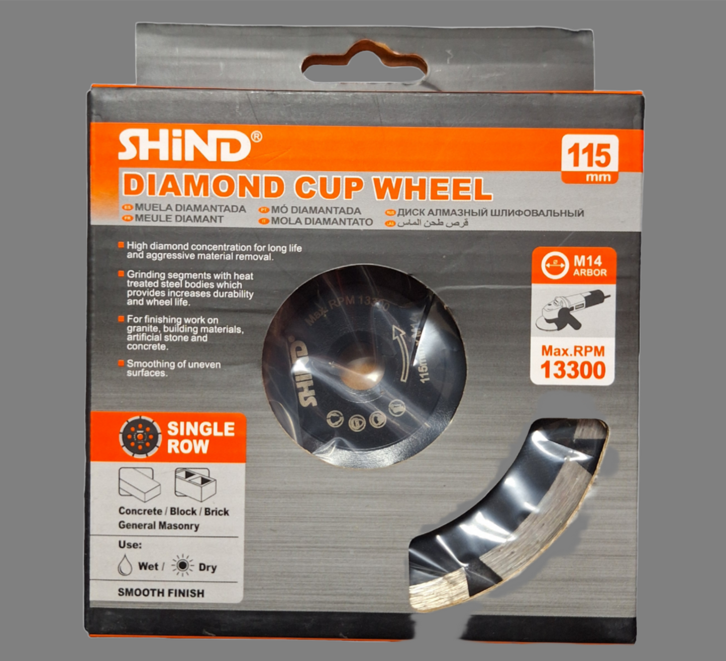 Shind M14 115mm Diamond Cut Wheel