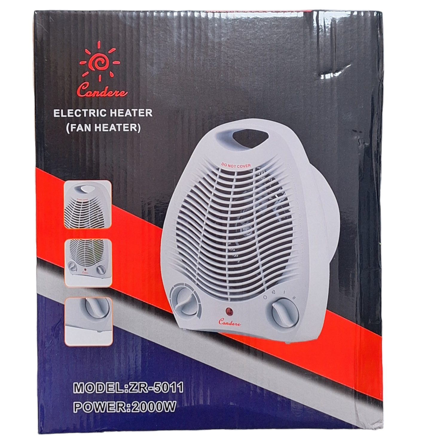 Condere Electric Fan Heater 2000 Watts