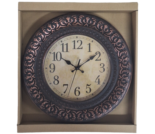 Bronze Finish Wall Clock