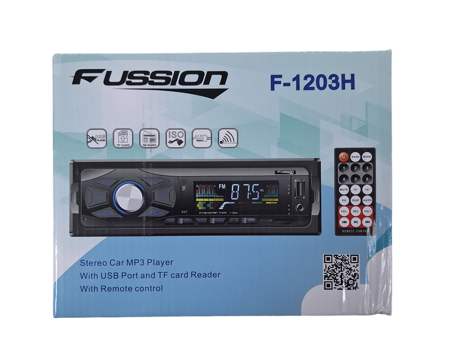 Fussion Multifunctional Bluetooth Car Radio with Remote