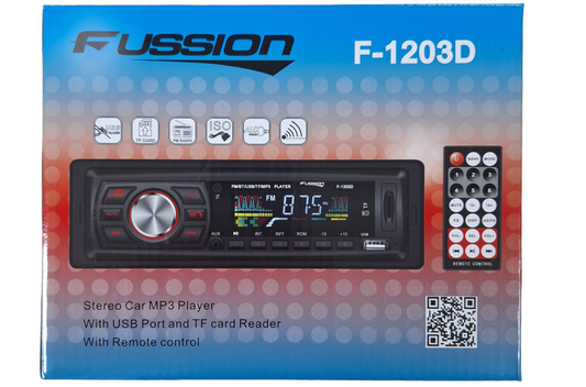 Fussion Multifunctional Bluetooth Car Radio with Remote