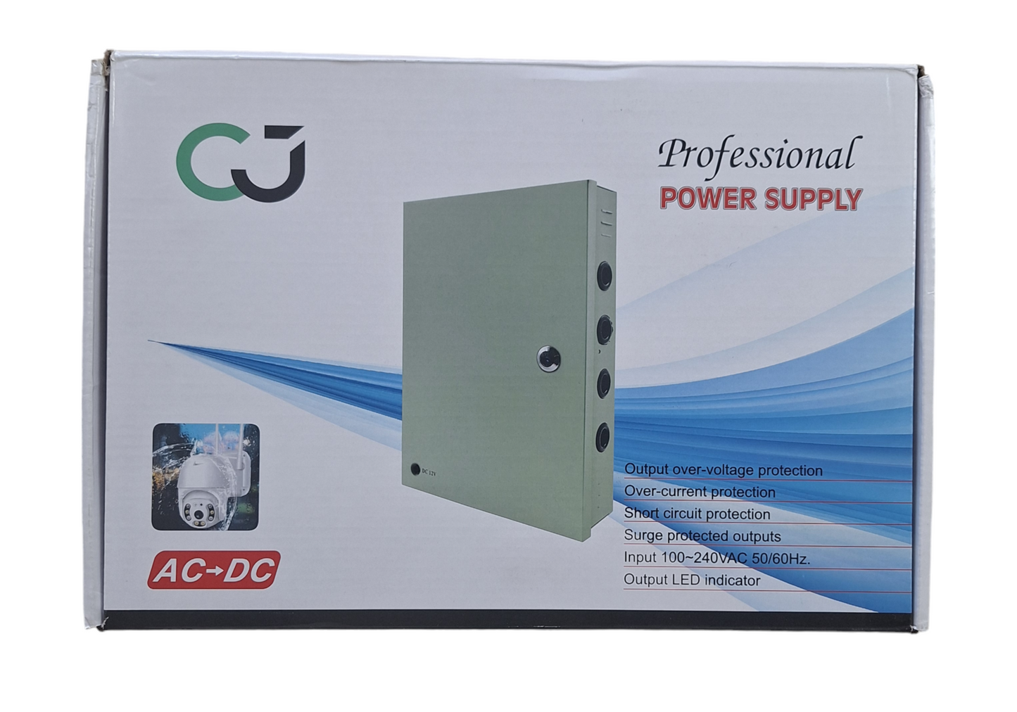 CJ 12VDC Output Switch Mode CCTV Power Supply