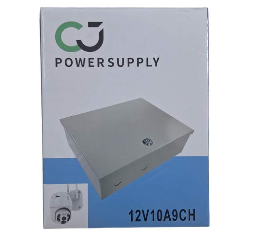 CJ Power Supply 12V 10A 9 Channel