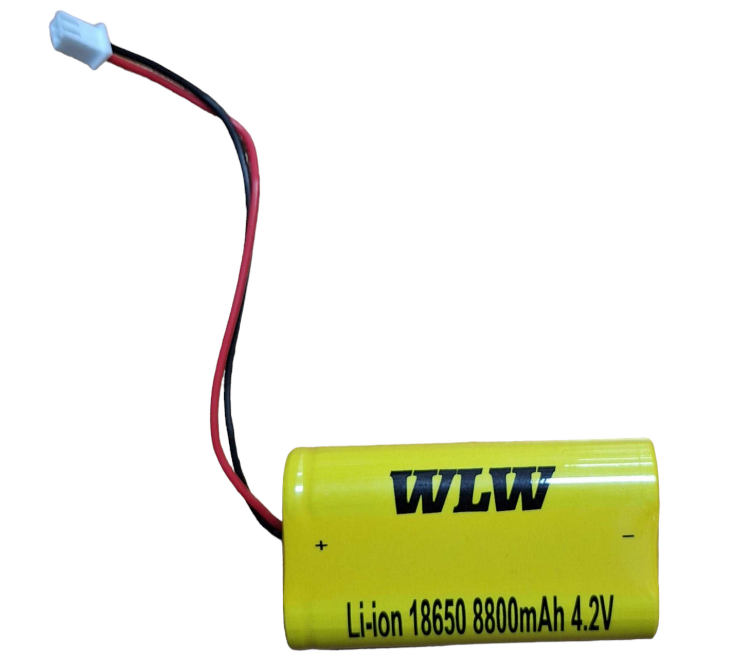 WLW Li-ion 18650 8800mAh 4.2V battery pack With 2 Pin Connector