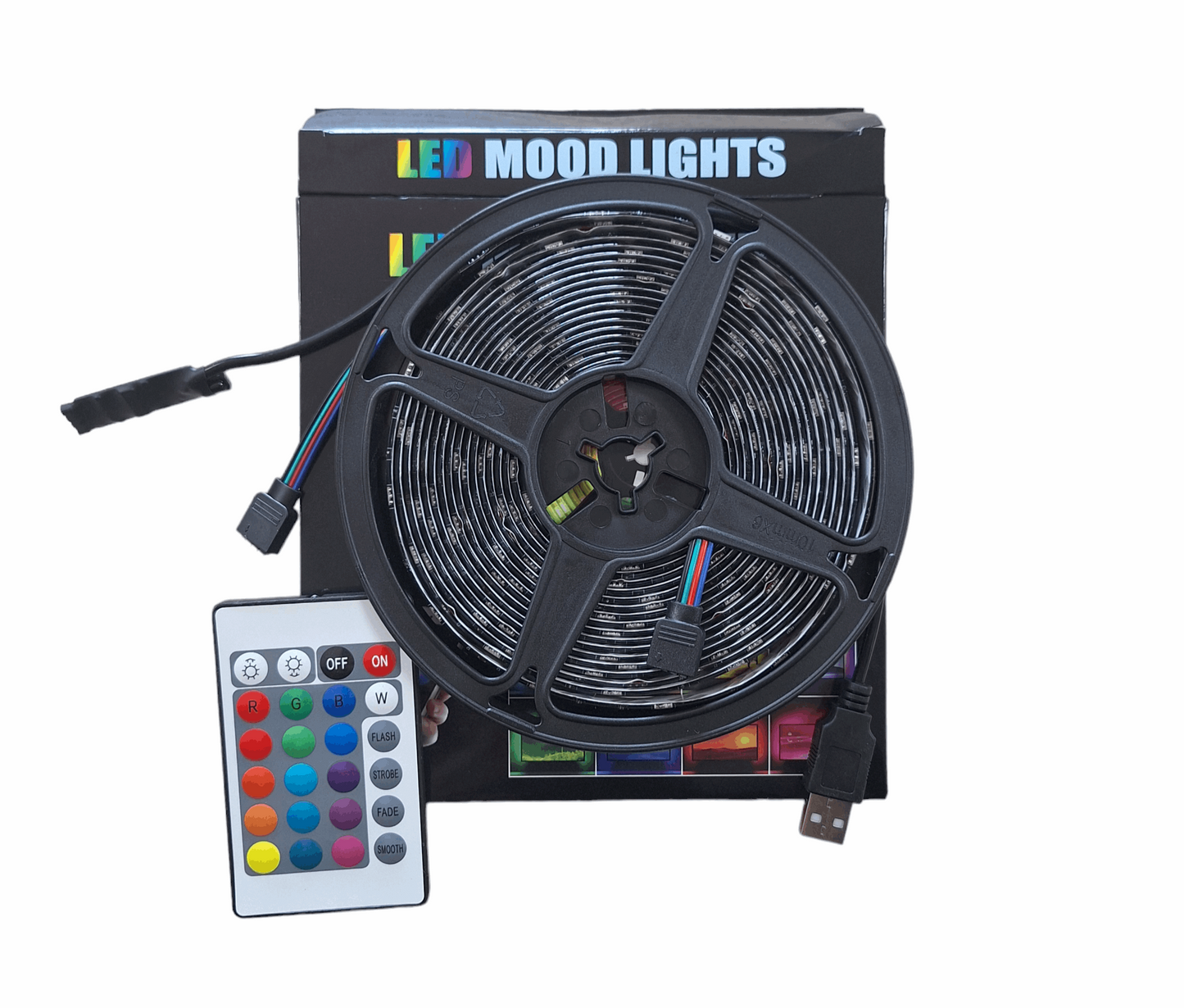 10mmx6m RGB TV Light With Remote(USB)