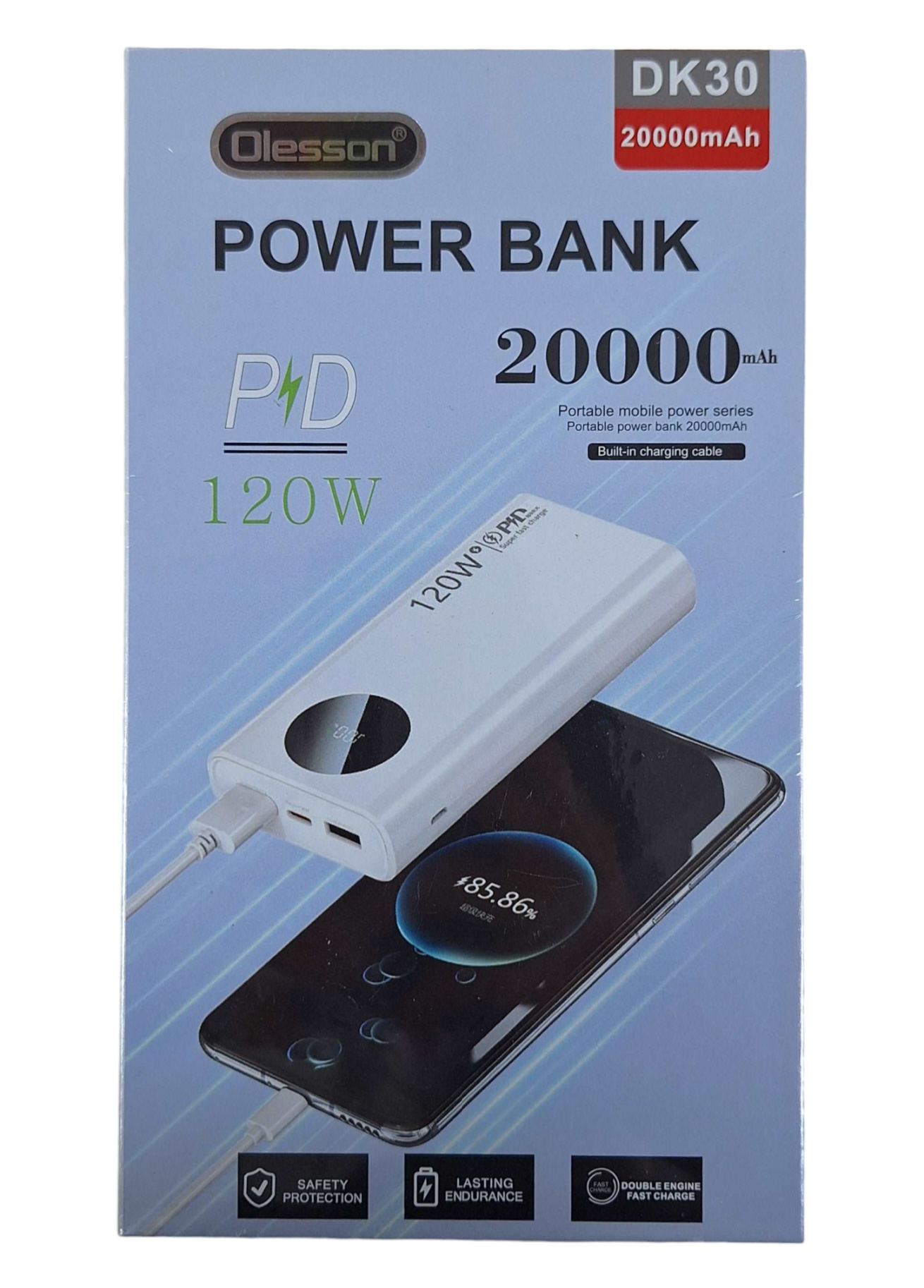 20000mah PD 120Watts Multiport Power Bank