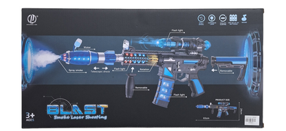 Laser Shooting Toy Smoke Rifle