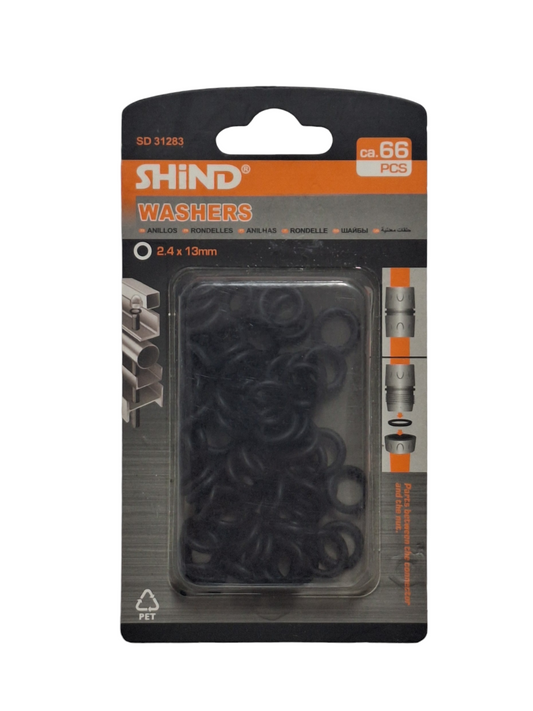 Shind 2.4x13mm Rubber Washers - 66pcs