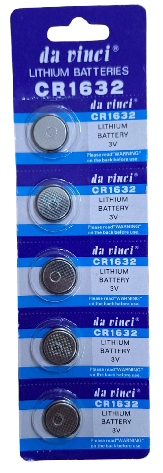 5pc CR1632 3v Lithium Batteries