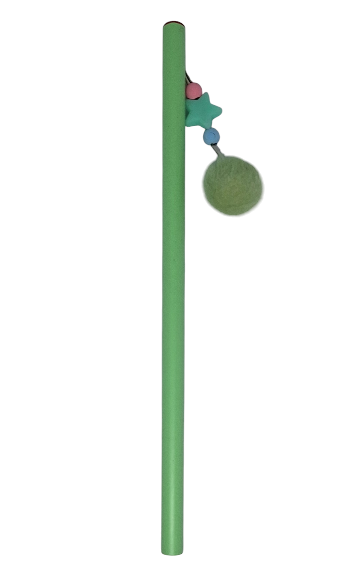 Custom-made Green Pencil with Hanging Decorations