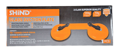 SHIND 2 Claw Glass Suction Plate