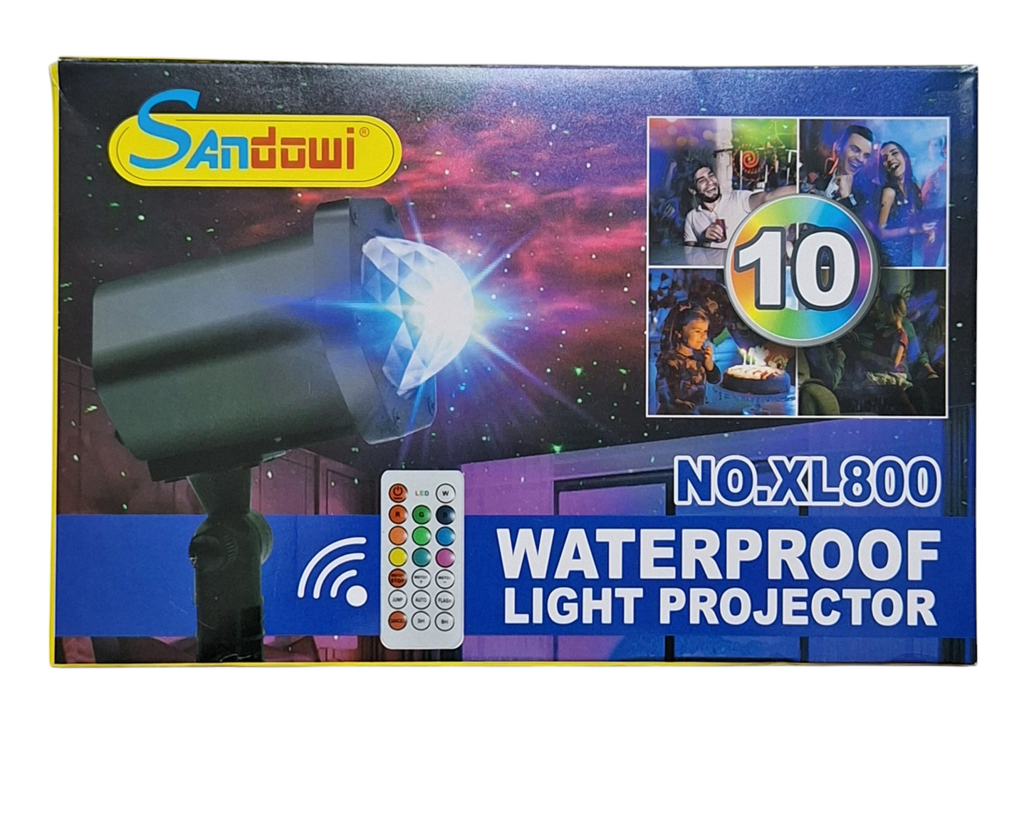 Durable 6-Watt LED Waterproof Light Projector for indoor/ outdoor Illumination