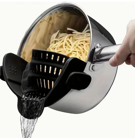 Effortless Silicone Pot Strainer