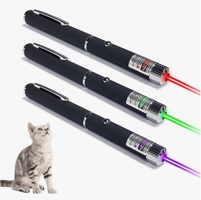 Purple Laser Light for Outdoor Camping Hiking, Interactive Cat Toy