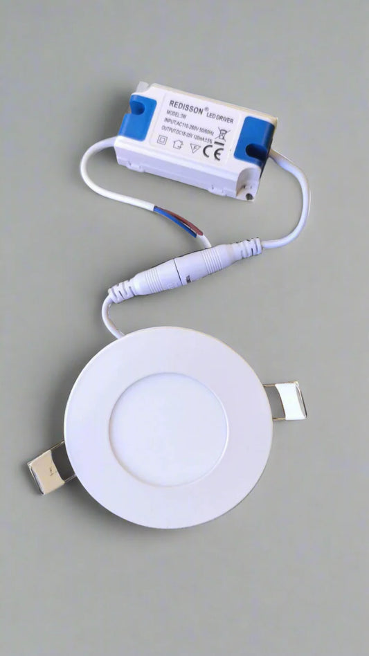 Redisson 3 Watts Round Down Lights - Cool White
