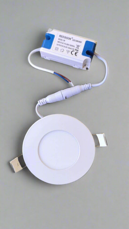 REDISSON 6Watt 250v AC 6500K Cool White LED Flush Mount Downlight - Electromann SA