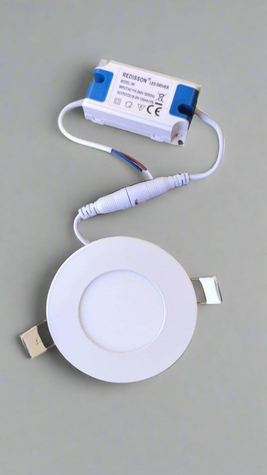 REDISSON 6Watt 250v AC 6500K Cool White LED Flush Mount Downlight - Electromann SA
