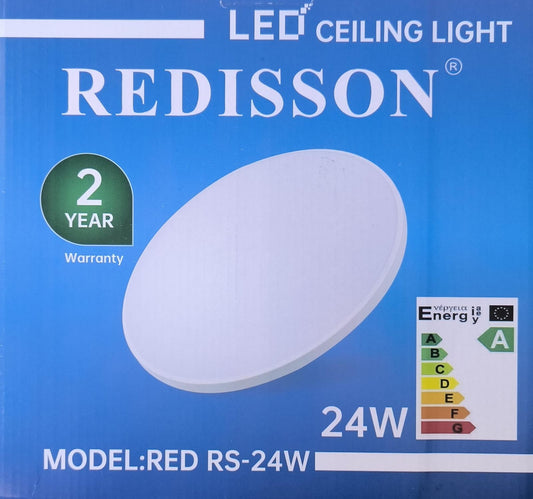 REDISSON 2Pack 24watt 240vAC 6500K (Cool White) 2000Lumens Round LED Light Panel
