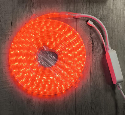 Redisson 5Meter 220vAC Waterproof RGB Remote Controlled 5050LED Strip