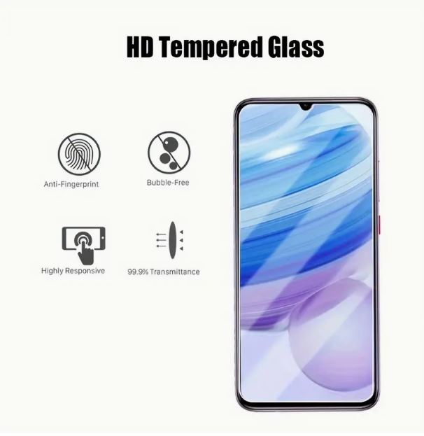 2Pcs Tempered Glass Screen Protector For Xiaomi Redmi Note