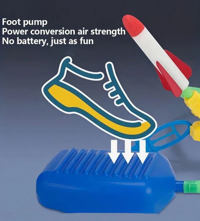 Pedal Rocket Launch Toy