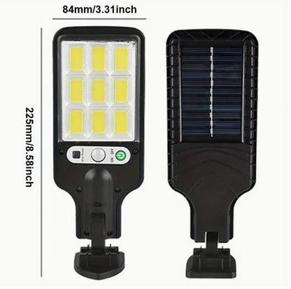 2Pc Solar Remote Controlled Motion Detection LED Floodlights