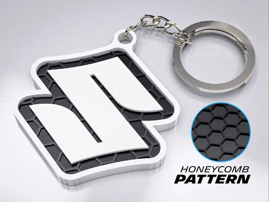 "Suzuki Badge" Honeycomb 3D Printed Key Chain