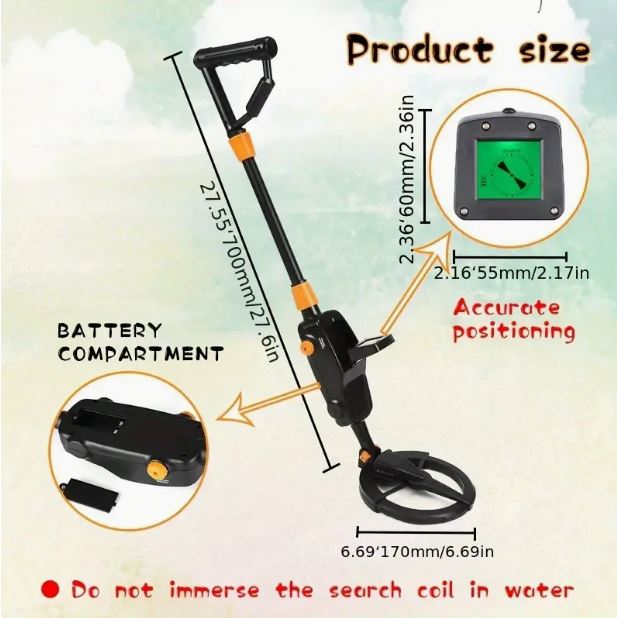 Metal Detector (Treasure Hunter) MD-1008 Upgraded Version