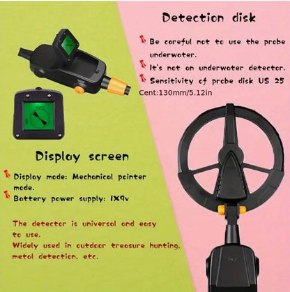 Metal Detector (Treasure Hunter) MD-1008 Upgraded Version