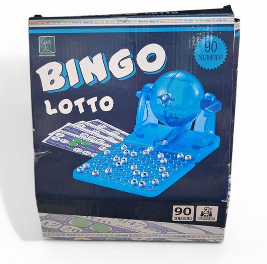 Bingo Lotto Machine With Reusable Cards and Dubbers