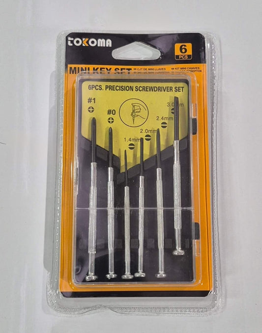 Tokoma 6pcs High Quality Mini Precision Screwdriver Set