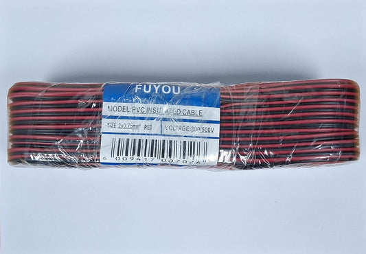 Red & Black Speaker Wire - 2x0.75mm²