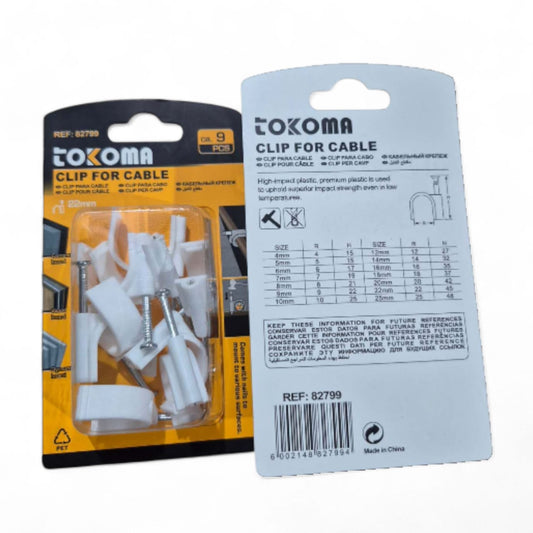 Tokoma High Quality Cable Clips