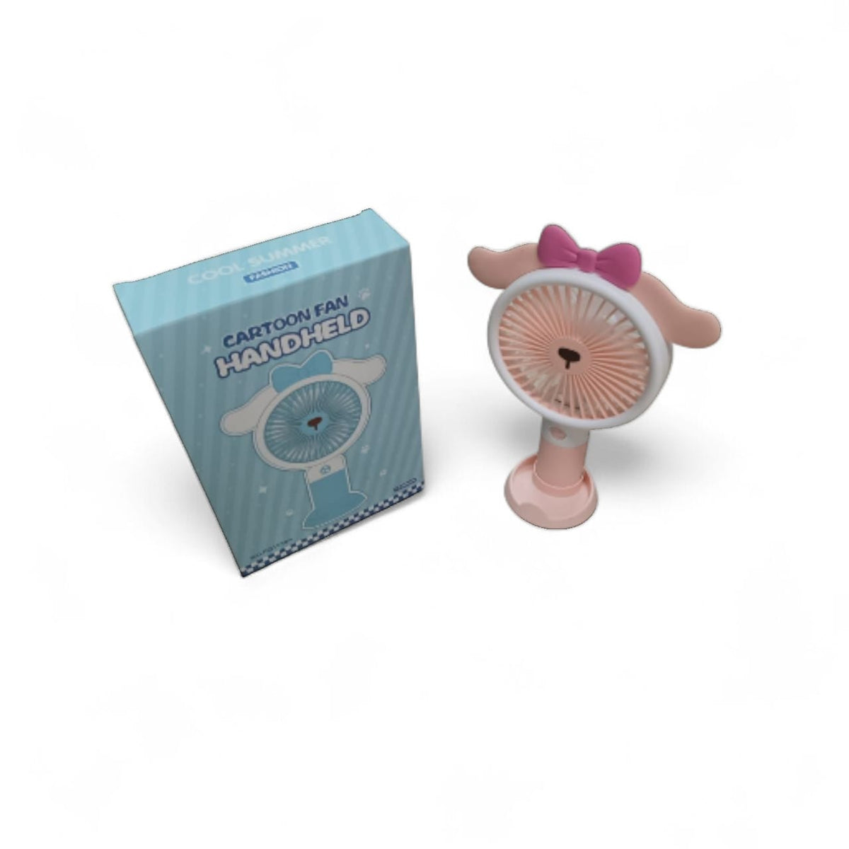 1pc Mini Portable Cartoon Desktop/Handheld Fan - Assorted Colors and ...