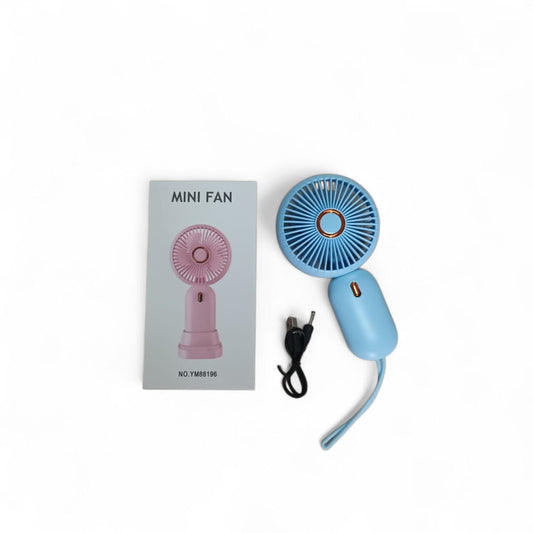1pc Mini Portable Desktop/Handheld Fan - Assorted Colors and Designs
