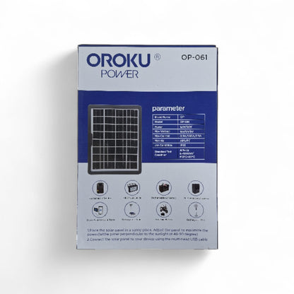 OROKU Power OP-061 15W Solar Mobile Phone and Battery Charger